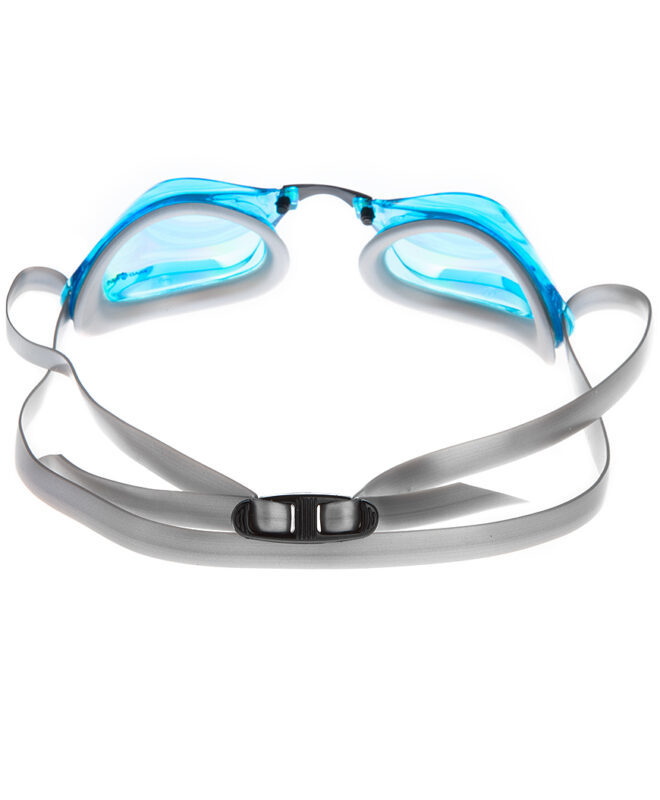 Turbo Racer II rainbow svømmebrille med tyrkis linse