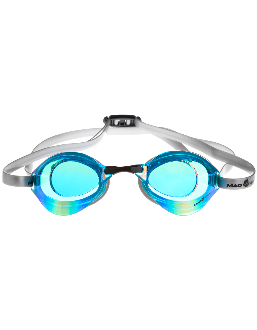 Turbo Racer II rainbow svømmebrille med tyrkis linse Turbo Racer II rainbow svømmebrille med tyrkis linse