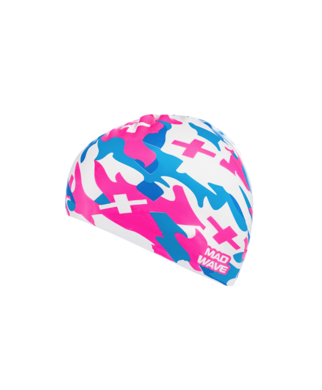 Camouflage badehætte i gul