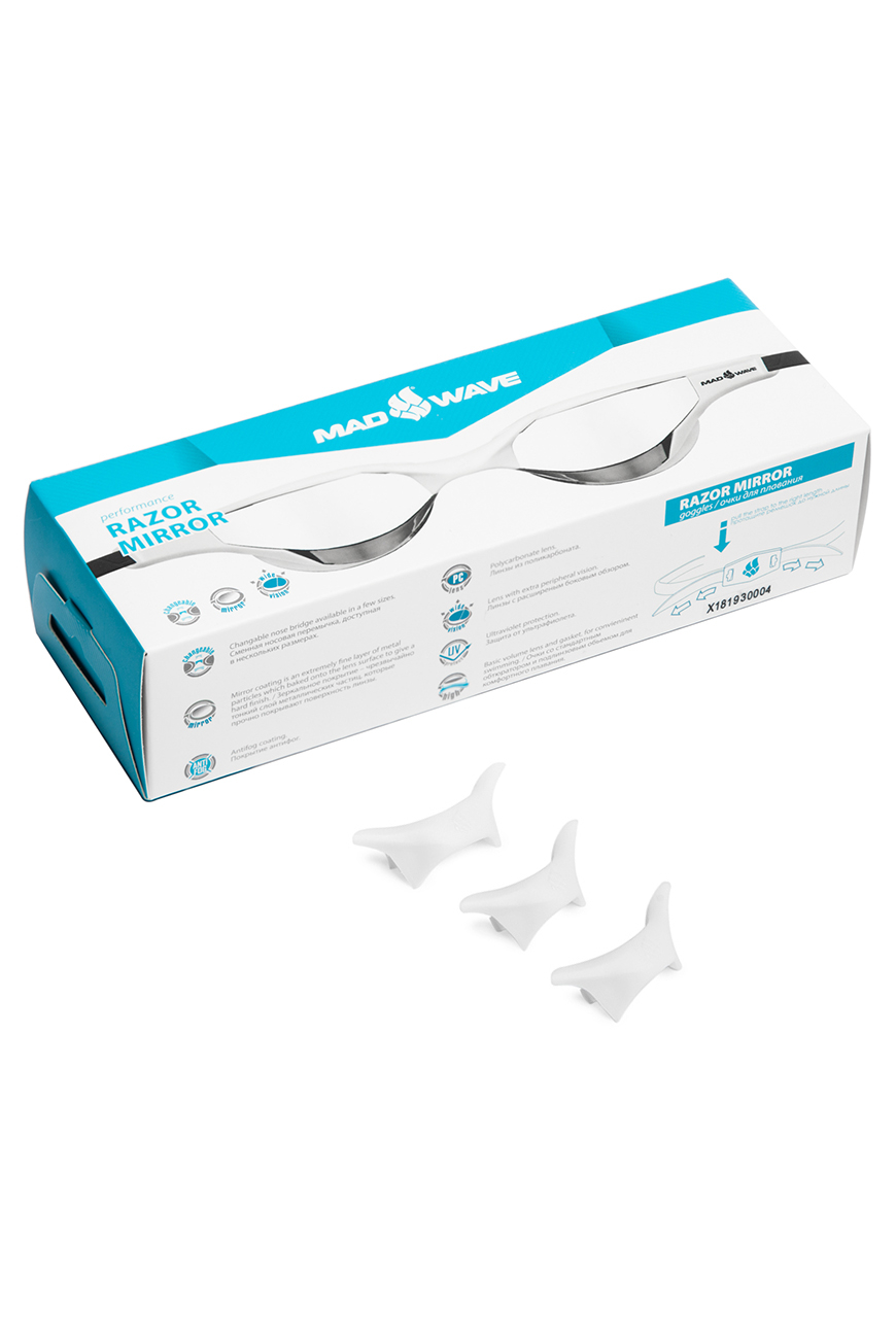 Razor Mirror svømmebrille i hvid