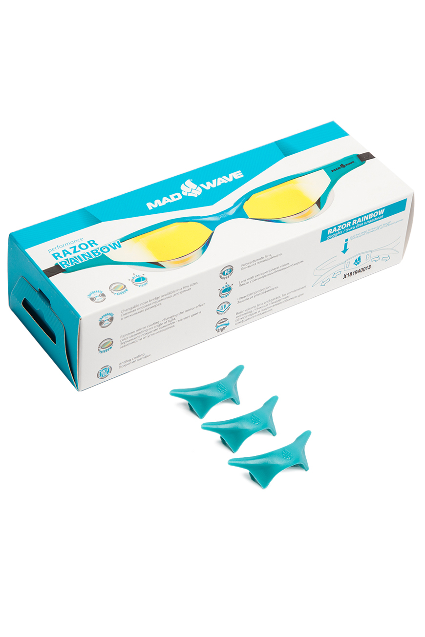 Razor Rainbow svømmebrille i tyrkis