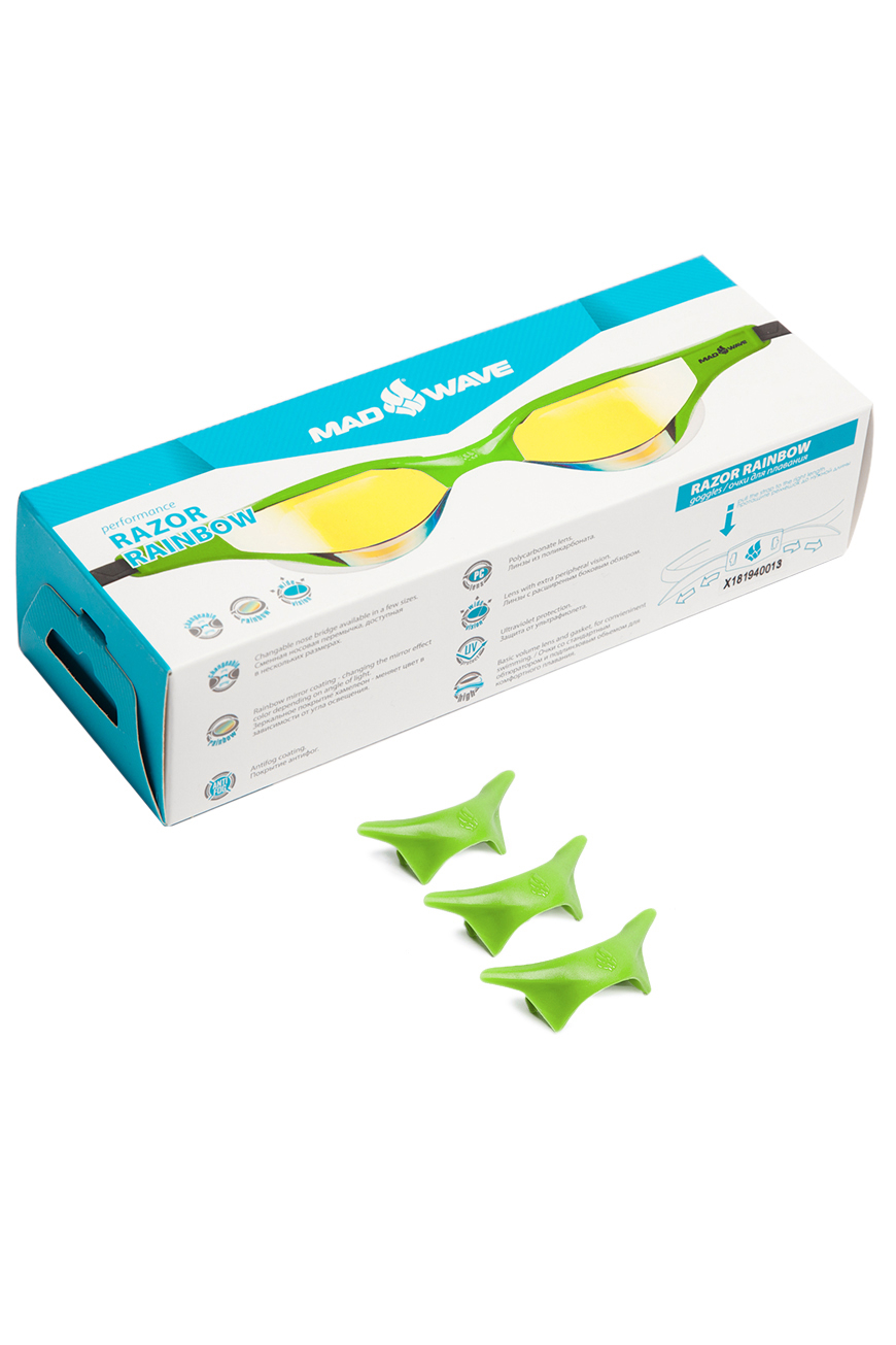 Razor Rainbow svømmebrille i grøn