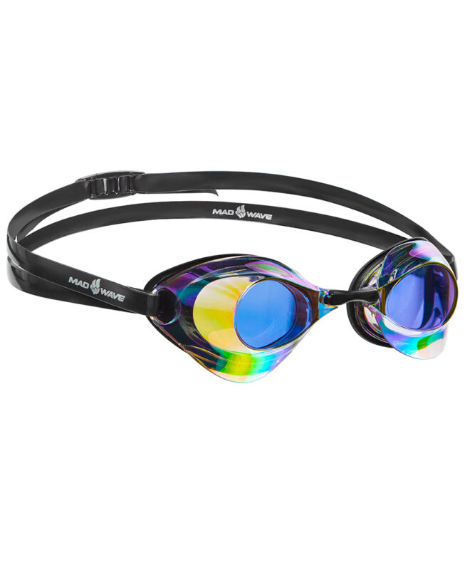 Turbo Racer II rainbow svømmebrille med violet linse