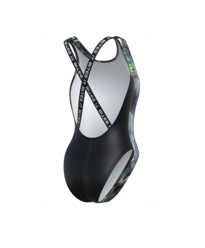 Criss-cross badedragt