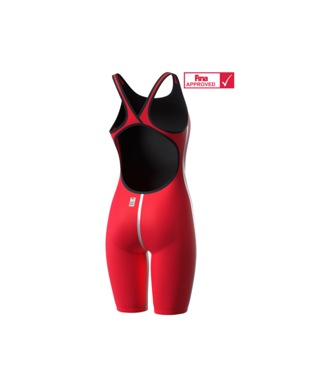 Forceshell dame konkurrencedragt i rød